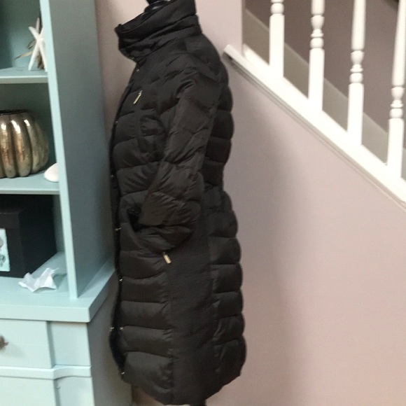 Michael Kors Army Green Long Puffy Jacket - Picture 5 of 8